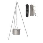 S'more(スモア) Stainless Tripod キャンプ トライポッド トリポッド 三脚 ステンレス 調理器具 軽量 428g コ