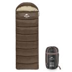 Naturehike 寝袋 シュラフ 封筒型 1人完全展開可能＆快適温度-17℃~11℃ 防水 保温 軽量 丸洗い可能 秋用 冬用 キャンプ