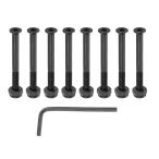PATIKIL 45 mm скейтборд аппаратное обеспечение болт 8 комплект карбоновый steel грузовик крепление винт болт гайка комплект L знак type шесть 