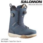 サロモン スノーボード ブーツ メンズ 24-25 SALOMON DIALOGUE DUAL BOA ダイアローグ Blue Nights 男性用 2025 日本正規品 L47543400