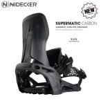 予約 25-26 スノーボード ビンディング NIDECKER ナイデッカー SUPERMATIC CARBON スーパーマチック カーボン DROPIN 日本正規品 STEPON STEPIN