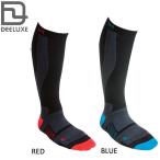 ディーラックス DEELUXE THERMO SOCKS EVO サーモソックス エヴォ スキースノーボードソックス 靴下 着圧 RED BLUE