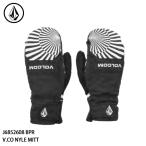 予約 グローブ 手袋 ミット ボルコム VOLCOM V.CO NYLE MITT BPR 日本正規品 25-26 スキー スノーボード