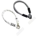 スマホストラップ　ホルダー付き【柄タイプ】　ブレスレットストラップ　手首ストラップ　手腕かけストラップ　アクセサリー紐　ハンドメイド