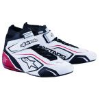 alpinestars( Alpine Stars ) рейсинг обувь TECH-1 T V3 SHOES ( размер USD: 9) 213 WHITE BLACK RED [FIA8856-2018 легализация ]