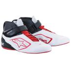 alpinestars( Alpine Stars ) Cart обувь TECH-1 K V2 SHOES ( размер USD: 8.5) 213 WHITE BLACK RED