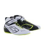alpinestars( Alpine Stars ) Cart обувь TECH-1 KX V2 SHOES ( размер USD: 7) 125 BLACK WHITE YELLOW FLUO
