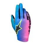alpinestars( Alpine Stars ) Sim Racing перчатка SIM GLOVES GRAPHIC 2 (M размер ) 3165 PINK FL CYAN BLK SAFETY YELLOW