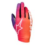 alpinestars( Alpine Stars ) Sim Racing перчатка SIM GLOVES GRAPHIC 2 (S размер ) 3179 ORANGE NEON PURPLE WHITE