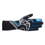 alpinestars( Alpine Stars ) перчатка для гонок TECH-1 RACE V4 GLOVE S размер 17 BLACK BLUE [FIA8856-2018 легализация ]