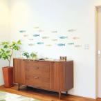 ウォールステッカー シール はがせる 壁 北欧 魚