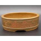 . Taro персик цветок грязь круг шар . ландшафт гравюра горшок 4.0 номер (12.0cm)