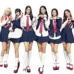 韓国 ダンス衣装 k-pop  jk 制服 セットアップ レディース 白シャツ 紺 スカート チアダンス衣装 応援団  高校生 学生 演出服  女子 グループ アイドル パフォー