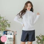 水着 レディース　水着　ラッシュガード　ビキニ　セパレート　長袖　ショットパンツ　体型カバー水着　ママ水着　ボーダー柄　スクール水着 女の子　150  160