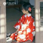 浴衣 子供 花柄 梅花 浴衣 キッズ 女の子 セット ワンピース 3点セット 浴衣 腰ひも 足袋 赤 レッド ベビー 浴衣セット ゆかた レトロ 子供服 夏祭り 後夜祭 節