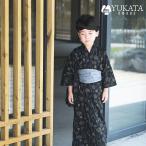 浴衣 子供 男の子 花火柄 黒 キッズ 2点セット 浴衣 兵児帯 ブラック 浴衣セット キッズ レトロ 子供服 夏祭り 古典 花火大会 花見 2024新品 10代 90-150cm【D M