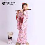 ショッピング浴衣 子供 浴衣 子供 花柄 振袖 女の子 セット 浴衣 ピンク 2点セット 浴衣 腰ひも 兵児帯 2024新作 浴衣セット レトロ 子供服 夏祭り ジュニア 夏 花火大会 花見 浴衣 部