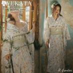 浴衣 高校生 レース 浴衣 女性 浴衣 セット 白 花柄 レース浴衣 レディース 可愛い 女性 浴衣 大人っぽい 優雅 花柄 作り帯 帯飾り 大きめ 大きいサイズ ジュニ