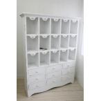 ナンバーズ・ホワイトキャビネット BR-46 NN COVENT GARDEN キャビネット 棚 アンティーク調 家具 インテリア 店舗用品 リビング家具 プレゼント