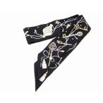 HERMES エルメス ツイリー レクレアポア スカーフ シルク100％＜USED＞【送料無料】