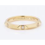 TIFFANY&CO. ティファニー トゥルー バンドリング 6Pダイヤ 750YG #13<USED>