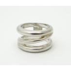 ショッピングused TIFFANY&CO. ティファニー ダイアゴナル リング 指輪 #11 SV925＜USED＞【送料無料】