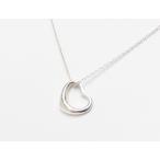 TIFFANY&amp;CO. ティファニー エルサ・ペレッティ オープンハート ネックレス ペンダント SV925＜USED＞【送料無料】