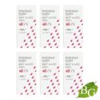 ショッピングフロス ジーシー ルシェロ フロス ミントワックス ピンク 200m×6個セット