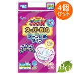 ショッピンググーン グーン GOO.N スーパービッグ テープ止めタイプ 28枚入×4個セット 【 爆買 】