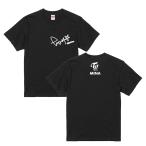 ミナ トゥワイス TWICE サイン入り ロゴ入り ブラック 黒Tシャツ T-シャツ ts0217-9