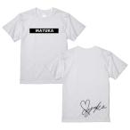 マユカ MAYUKA NiziU ニジュ ロゴTシャツ 男女兼用Tシャツ Tシャツカラー ホワイト 白Tシャツ 綿100% ts0730-29