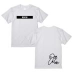 リク　RIKU　NiziU　ニジュ　ロゴTシャツ　男女兼用Tシャツ　Tシャツカラー　ホワイト　白Tシャツ　綿100％　ts0730-31