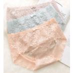 レディース ショーツ パンツ 下着 総レース ミドルウエスト セクシー 可愛い キュート 大人可愛い カラバリ【送料無料】