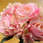 ウェディングブーケ プレゼント 花 「バラのクラッチブーケ」 結婚式 結婚祝い 前撮り 海外挙式 トスブーケ | アーティフィシャルフラワー(造花) |