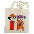 Yahoo! Yahoo!ショッピング(ヤフー ショッピング)ドラゴンボール×Dr.スランプ アラレちゃん：エコマーク付きコットンバッグ/アラレ＆悟空/メンズ＆レディース/ファッション エコバッグ