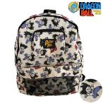 ドラゴンボール DRAGONBALL 孫悟空 リュックサック a4 鳥山明 ホワイト 総柄 男の子 女の子 小学生 キャンプ 修学旅行