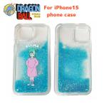 ドラゴンボール iPhone15ケース ブルマ TE1534 キャラクター プレゼント 韓国 かわいい クリア 透明 ラメ おしゃれ 大人可愛い