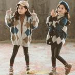  tops вязаный кардиган девочка Kids детский девушки . какой . рисунок zonchi-ko-ti gun весна одежда длинный рукав осень одежда зима одежда a-ga il передний открытие вязаный свитер теплый 