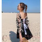  купальный костюм женский One-piece вода суша обе для body type покрытие длинный рукав flair юбка плетеный вверх zonchi- лента взрослый женщина взрослый женщина ... цветочный принт sexy . изначальный 2. рука ..