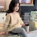  свитер Kids ребенок девочка мужчина ученик начальной школы весна осень-зима 100cm вязаный одежда tops zonchi- длинный рукав ... круглый вырез детская одежда одноцветный cut and sewn Junior младенец защищающий от холода теплый 