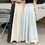  плиссировать гаучо брюки широкий брюки шифон flare pants s машина cho широкий zonchi- брюки талия резина can tsu большой размер relax одежда приятный .. весна 