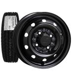 2025年製 ヨコハマ アイスガード iG91 145/80R12 80/78N+トピー M74 ブラック スチールホイール ■スタッドレスタイヤ&ホイール4本セット