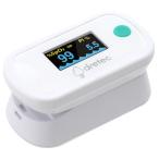 ドリテック パルスオキシメーター dretec OX-103WT PI値表示 見やすい有機EL 4方向測定表示 測定可能体重約10kg〜 こどもも測定可能 小児用 小さい子供用