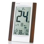 ショッピングカレンダー アデッソ デジタル日めくり電波時計 木目調 ADESSO KW9256 置き掛け兼用 大きく見やすい昔ながらの日めくりカレンダー風デジタル電波時計