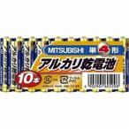 三菱単4アルカリ乾電池10本パックLR03N/10S