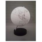  Showa картон конутрная карта глобус интерьер . учеба для и т.п. 13cm 13-WTWP сделано в Японии 