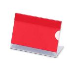 アズワン 名札立　レッド（適応用紙サイズ100×60mm）色分けして使いやすい 介護用品 配膳用品 食事ケア用品