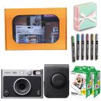【ギフト チェキB】富士フィルム(フジフィルム)ハイブリッドインスタントカメラ チェキEvo C ブラック instax mini Evo C BK カメラケース付き ギフトBOX
