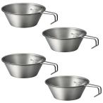 NANGOGEAR(南湖 キャンプ ギア) シェラカップ 4pcs 21112(S-220-4P)