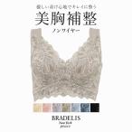 ブラジャー ノンワイヤー 補正 下着 フルカップ バストアップ ブラデリス BRADELIS bradelis peace BRNYハートフルカップカシュクールブラ